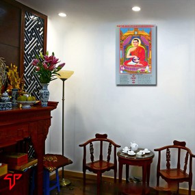 Tranh phật giáo thanh tăng savali